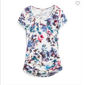 Floral maternity top